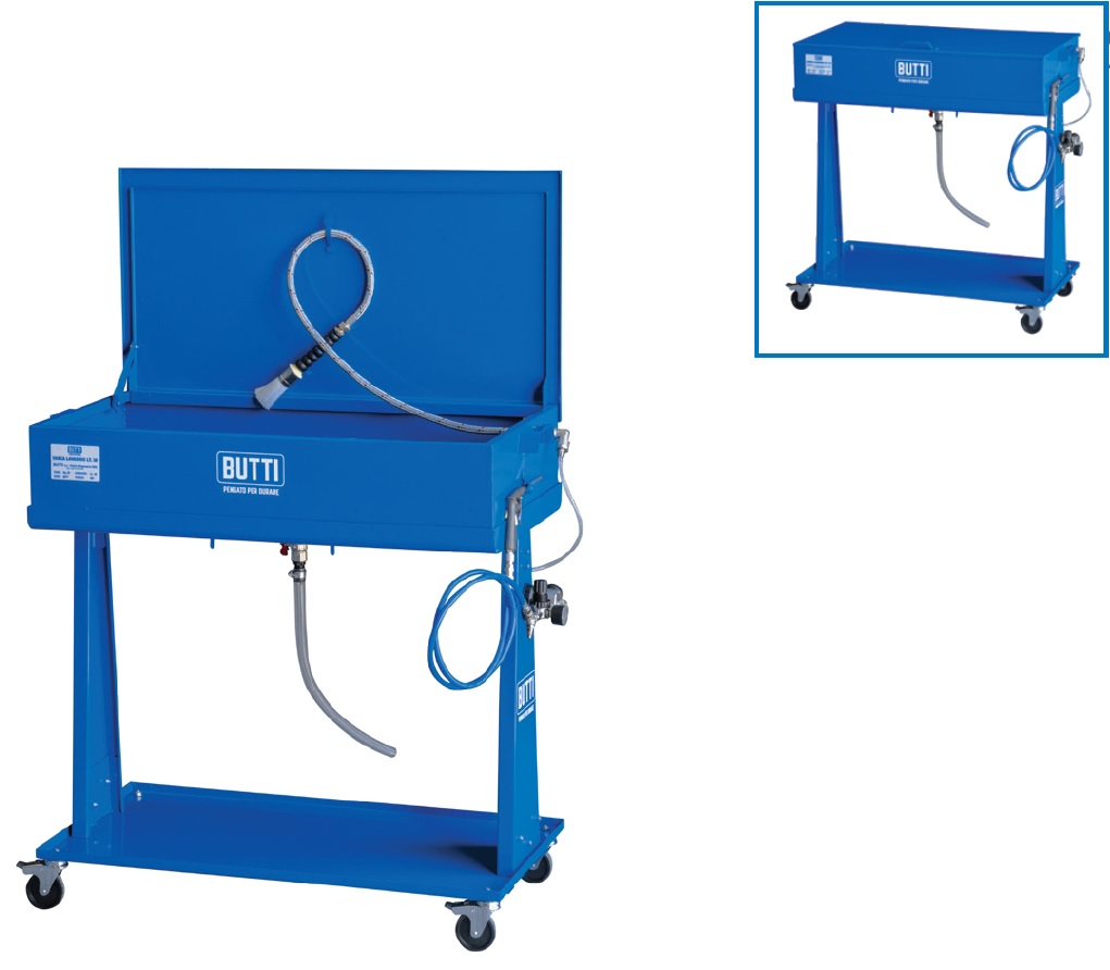 Zbiorniki i wózki do mycia części